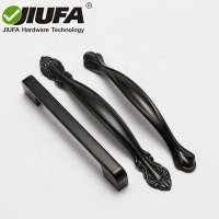 JIUFA Furniture Hardware Fitting Simple Desing Alloy Handle For Cabinet Wardrobe Drawer