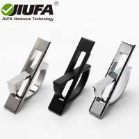 JIUFA Furniture High Quality Tatami Door Handle Platform Hidden Drawer Modern Embedded Style Knob For Wardrobe and Cabninet