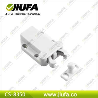 JIUFA Furniture Hardware Plastic Push To Open Beetles Drawer Cabinet Latch Catch Non-magnetic Pressure Catch Touch Latch Release