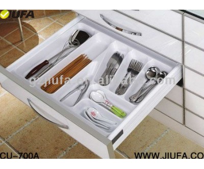 Drawer cutlery tray