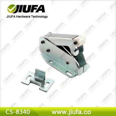 JIUFA Furniture Hardware Non-Magnetic Pressure Catch Quick Latch Automatic Spring Catch Screw Mounted Push To Open Latch Lock